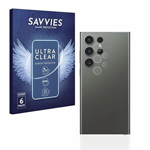 savvies Protection Ecran Compatible avec Samsung Galaxy S23 Ultra (Caméra Uniquement) (6 Pièces) Film Protection Ultra Clair - Publicité