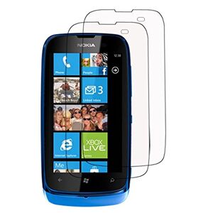 VCOMP Lot Pack 2 Films de Protection d'écran Clear Transparent pour Nokia Lumia 610 - Publicité