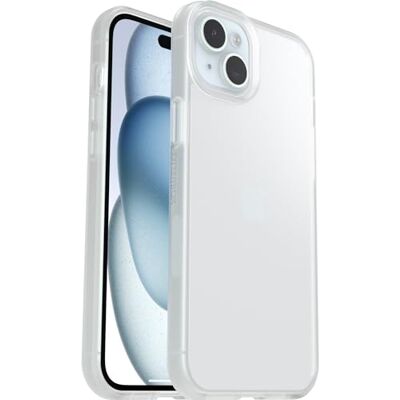 Otterbox Coque React pour iPhone 15 Plus/14 Plus, Transparent Antichoc, anti-chute, ultra-mince, protection fine, testé selon les normes militaires - Publicité Otterbox Coque React pour iPhone 15 Plus/14 Plus, Transparent Antichoc, anti-chute, ultra-mince, protection fine, testé selon les normes militaires - Publicité