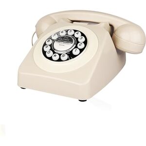 TelPal Téléphone rétro Filaire Vintage Ancien téléphone Fixe Classique années 80 pour décoration de Maison et de Bureau, téléphone d'hôtel Fantaisie avec Rappel - Publicité TelPal Téléphone rétro Filaire Vintage Ancien téléphone Fixe Classique années 80 pour décoration de Maison et de Bureau, téléphone d'hôtel Fantaisie avec Rappel - Publicité