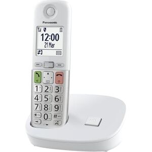 Panasonic KX-TGU410EXW Téléphone Numérique sans Fil, Unité de Base et 1 Combiné, Écran LCD, Appels Favori, Lampe Torche, Compatible avec Les Appareils Auditifs, Blanc et Argent - Publicité Panasonic KX-TGU410EXW Téléphone Numérique sans Fil, Unité de Base et 1 Combiné, Écran LCD, Appels Favori, Lampe Torche, Compatible avec Les Appareils Auditifs, Blanc et Argent - Publicité