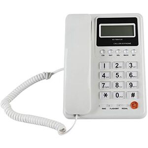 Bewinner Téléphone Filaire Filaire, Téléphone Filaire Filaire, Téléphone Fixe avec répondeur pour Domicile/hôtel/Bureau avec Identification Automatique du système Dual DTMF/FSK - Publicité