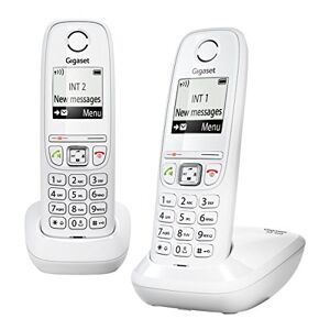 Siemens AS405 Duo Téléphone sans Fil DECT/GAP Blanc [Version Française] - Publicité