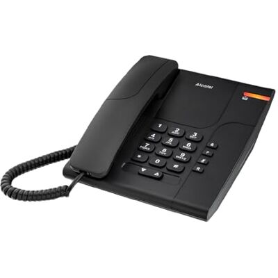 Alcatel Temporis 180 PRO Téléphone Fixe Filaire Professionnel Bibloc -Touche Mute Indicateur Lumineux Volume Réglable Touche Rappel Installation Bureau/Mur Noir - Publicité Alcatel Temporis 180 PRO Téléphone Fixe Filaire Professionnel Bibloc -Touche Mute Indicateur Lumineux Volume Réglable Touche Rappel Installation Bureau/Mur Noir - Publicité