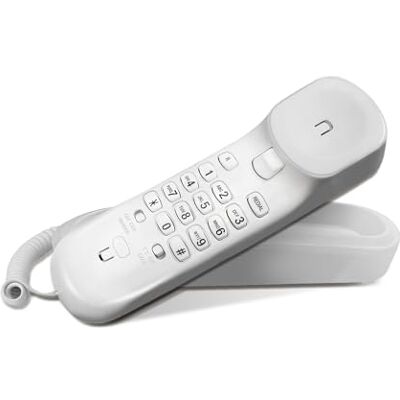 VTech CD1100 Téléphone Filaire, Téléphone Fixe Mural, sans Alimentation CA, Téléphone Fixe avec Touche de Recomposition du dernier numéro, contrôle de la Sonnerie, contrôle du Volume du récepteur - Publicité VTech CD1100 Téléphone Filaire, Téléphone Fixe Mural, sans Alimentation CA, Téléphone Fixe avec Touche de Recomposition du dernier numéro, contrôle de la Sonnerie, contrôle du Volume du récepteur - Publicité