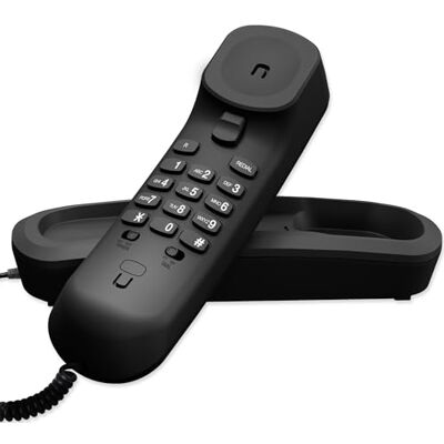 VTech Trimstyle Téléphone filaire avec contrôle du volume de la sonnerie et du récepteur, recomposition du dernier numéro, compatible avec les aides auditives, pas d'alimentation CA requise CD1100-B - Publicité VTech Trimstyle Téléphone filaire avec contrôle du volume de la sonnerie et du récepteur, recomposition du dernier numéro, compatible avec les aides auditives, pas d'alimentation CA requise CD1100-B - Publicité