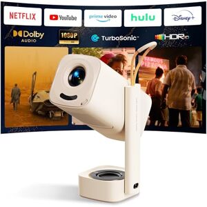 Yaber PROJECTOR Vidéoprojecteur Portable YABER T1 Pro2 1080P FHD et HDR, Vidéoprojecteur WiFi Bluetooth avec Dolby Audio, Ajustement Automatique, Applications Intégrées, Home Cinéma pour USB/HDMI - Publicité Yaber PROJECTOR Vidéoprojecteur Portable YABER T1 Pro2 1080P FHD et HDR, Vidéoprojecteur WiFi Bluetooth avec Dolby Audio, Ajustement Automatique, Applications Intégrées, Home Cinéma pour USB/HDMI - Publicité