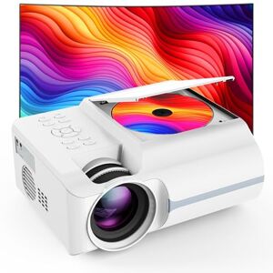 Homlab Projecteur DVD portable avec lecteur DVD intégré – Mini projecteur de film avec haut-parleur intégré, compatible avec PC/TV/HDMI/USB/AV, écran HD 1080p de 200 pouces pour films en plein air et - Publicité Homlab Projecteur DVD portable avec lecteur DVD intégré – Mini projecteur de film avec haut-parleur intégré, compatible avec PC/TV/HDMI/USB/AV, écran HD 1080p de 200 pouces pour films en plein air et - Publicité