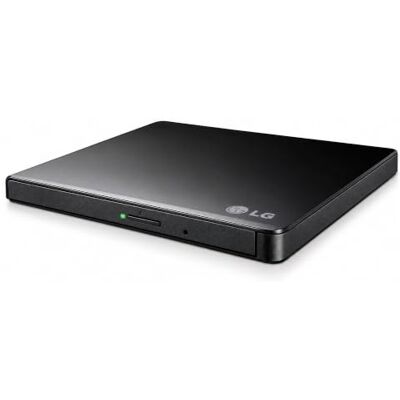 LG de Stockage de disques optiques externes Fin DVDRW 8 x USB avec Cyberlink lecteurs optiques, Noir - Publicité LG de Stockage de disques optiques externes Fin DVDRW 8 x USB avec Cyberlink lecteurs optiques, Noir - Publicité
