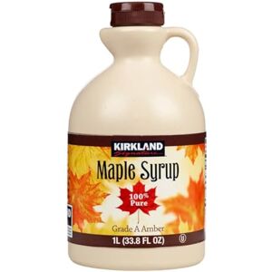 KIRKLAND – Sirop d'érable – 100 % pur et naturel Grade A Saveur forte – 1 litre - Publicité KIRKLAND – Sirop d'érable – 100 % pur et naturel Grade A Saveur forte – 1 litre - Publicité