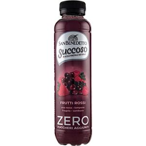 Italian Gourmet E.R. San Benedetto Succoso Lot de 12 fruits rouges zéro PET sans sucre 40cl jus de fruits - Publicité Italian Gourmet E.R. San Benedetto Succoso Lot de 12 fruits rouges zéro PET sans sucre 40cl jus de fruits - Publicité