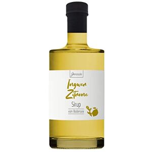 Genüssle Sirop de gingembre au citron 700ml Sirop de gingembre au citron du Lac de Constance Sirop de gingembre issu d'ingrédients purement naturels et sans additifs - Publicité Genüssle Sirop de gingembre au citron 700ml Sirop de gingembre au citron du Lac de Constance Sirop de gingembre issu d'ingrédients purement naturels et sans additifs - Publicité