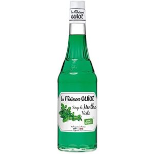 La Maison GUIOT sirop a la menthe verte bouteille verre 70cl - Publicité La Maison GUIOT sirop a la menthe verte bouteille verre 70cl - Publicité