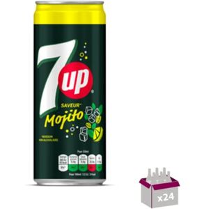 Wine And More 7 Up Mojito 24 x 33 cL - Publicité Wine And More 7 Up Mojito 24 x 33 cL - Publicité