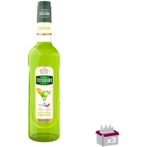 Wine And More Lot de 3 TEISSEIRE Sirop Cactus 70cL - Publicité Wine And More Lot de 3 TEISSEIRE Sirop Cactus 70cL - Publicité