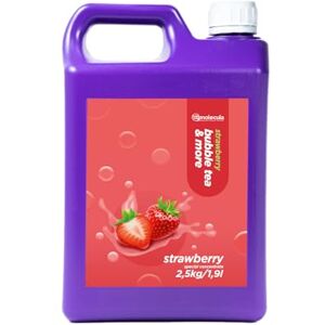 Molecula - Sirop Bubble Tea - Fraise - 1.9L - Syrup - Publicité Molecula - Sirop Bubble Tea - Fraise - 1.9L - Syrup - Publicité