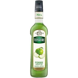 Mathieu Teisseire Sirop de Pomme Verte , pour boissons, sodas, thés, limonades, cocktails, mocktails, bouteille de 70cl - Publicité Mathieu Teisseire Sirop de Pomme Verte , pour boissons, sodas, thés, limonades, cocktails, mocktails, bouteille de 70cl - Publicité
