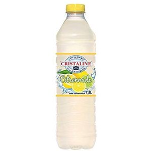 Boissons CRISTALINE Eau Aromatisée Au Jus Citronnade 1.5L Lot De 4 Livraison Offerte - Publicité Boissons CRISTALINE Eau Aromatisée Au Jus Citronnade 1.5L Lot De 4 Livraison Offerte - Publicité
