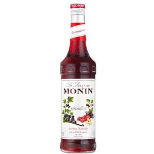 Monin Sirop de Grenadine pour boissons fraîches et cocktails Arômes naturels 70 cl - Publicité Monin Sirop de Grenadine pour boissons fraîches et cocktails Arômes naturels 70 cl - Publicité