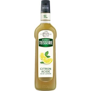 Mathieu Teisseire Teisseire Sirop de citron acide spécial barman 100cl - Publicité Mathieu Teisseire Teisseire Sirop de citron acide spécial barman 100cl - Publicité