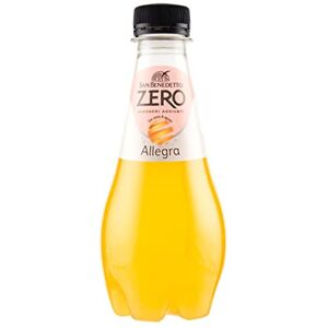 Italian Gourmet E.R. San Benedetto Allegra Aranciata Zero PET Lot de 24 bouteilles sans sucre 0,25 l Limonade orange sans sucre - Publicité Italian Gourmet E.R. San Benedetto Allegra Aranciata Zero PET Lot de 24 bouteilles sans sucre 0,25 l Limonade orange sans sucre - Publicité