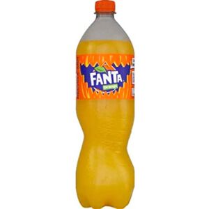 Fanta orange pet La bouteille de 1,25l - Publicité Fanta orange pet La bouteille de 1,25l - Publicité