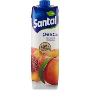 Santal Jus de pêche, avec variété de nectarine 1000 ml - Publicité Santal Jus de pêche, avec variété de nectarine 1000 ml - Publicité