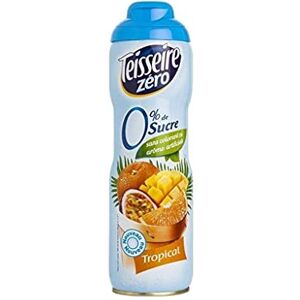 Teisseire Sirop Teisseire Zéro Sucre Sirop Tropical 60cl (lot de 2 - Publicité Teisseire Sirop Teisseire Zéro Sucre Sirop Tropical 60cl (lot de 2 - Publicité