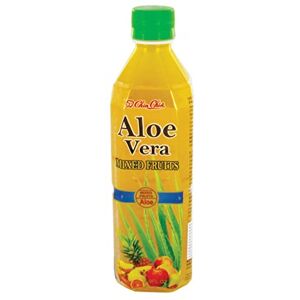 Bo Time CHIN CHIN Boisson Jus d'Aloe Vera et Multi-Fruits, fruits mixtes 500ml (Lot de 12 bouteilles) - Publicité Bo Time CHIN CHIN Boisson Jus d'Aloe Vera et Multi-Fruits, fruits mixtes 500ml (Lot de 12 bouteilles) - Publicité