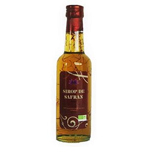 LE SAFRAN L'Or Rouge des Ardennes SIROP DE SAFRAN certifié BIO, 250ml, Production francaise - Publicité LE SAFRAN L'Or Rouge des Ardennes SIROP DE SAFRAN certifié BIO, 250ml, Production francaise - Publicité