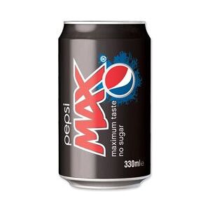 Pepsi Max A01100 Lot de 24 boîtes à boisson gazeuse 330 ml - Publicité Pepsi Max A01100 Lot de 24 boîtes à boisson gazeuse 330 ml - Publicité