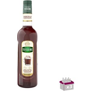 Wine And More Lot de 3 TEISSEIRE Sirop Chocolat 70cL - Publicité Wine And More Lot de 3 TEISSEIRE Sirop Chocolat 70cL - Publicité