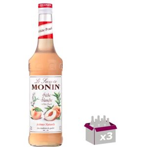 Wine And More Lot de 3 Sirop Pêche blanche 70cL - Publicité Wine And More Lot de 3 Sirop Pêche blanche 70cL - Publicité