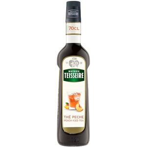 Mathieu Teisseire Sirop Thé Pêche , pour boissons, thés, sodas, limonades, bières, cocktails avec ou sans alcool, bouteille de 70cl - Publicité Mathieu Teisseire Sirop Thé Pêche , pour boissons, thés, sodas, limonades, bières, cocktails avec ou sans alcool, bouteille de 70cl - Publicité
