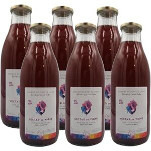 Domaine du Pont de Livier Jus de Raisin Grolleau Noir, Sans Alcool, 1L, Lot de 6 Bouteilles, , Nectar de Vigne, jus de raisin artisanal. Plébiscité par les stars, adoré par les palais exigeants. Publicité Domaine du Pont de Livier Jus de Raisin Grolleau Noir, Sans Alcool, 1L, Lot de 6 Bouteilles, , Nectar de Vigne, jus de raisin artisanal. Plébiscité par les stars, adoré par les palais exigeants. Publicité
