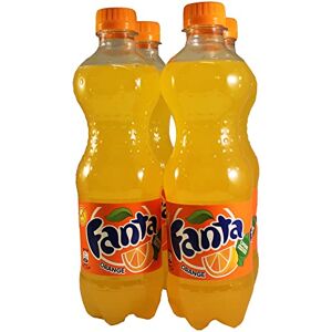 Fanta European Lot de 4 bouteilles de soda orange 500 ml - Publicité Fanta European Lot de 4 bouteilles de soda orange 500 ml - Publicité