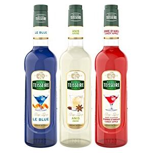 The Sirop Shop Assortiment french sirop :sirop le blue façon curacao, d'anis et de pomme d'amour - Publicité The Sirop Shop Assortiment french sirop :sirop le blue façon curacao, d'anis et de pomme d'amour - Publicité