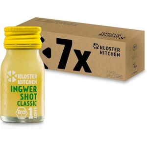 Kloster Kitchen Bio Gingembre Shot Classic 1SHOT 7x 30 ml avec morceaux de gingembre I Gingembre Shot avec végétalien Classic doux-épicé sans additifs & avec douceur naturelle - Publicité Kloster Kitchen Bio Gingembre Shot Classic 1SHOT 7x 30 ml avec morceaux de gingembre I Gingembre Shot avec végétalien Classic doux-épicé sans additifs & avec douceur naturelle - Publicité