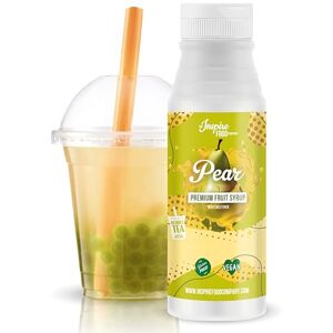 The Inspire Food Company INSPIRE FOOD Sirop de Bubble Tea Poire Pur Jus de Fruits 300 ml - Publicité The Inspire Food Company INSPIRE FOOD Sirop de Bubble Tea Poire Pur Jus de Fruits 300 ml - Publicité