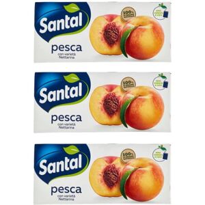 Italian Gourmet E.R. Parmalat Santàl Pesca Lot de 3 jus de pêche Jus de fruits Boisson rafraîchissante Brik 3 x 200 ml - Publicité Italian Gourmet E.R. Parmalat Santàl Pesca Lot de 3 jus de pêche Jus de fruits Boisson rafraîchissante Brik 3 x 200 ml - Publicité