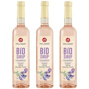 Höllinger biologique Sirop de fleurs de lavande végétalien, bouteille en verre de 3x500 ml détend tout au long de la journée - Publicité Höllinger biologique Sirop de fleurs de lavande végétalien, bouteille en verre de 3x500 ml détend tout au long de la journée - Publicité