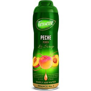 Teisseire Sirop de boisson Peach/Pêche 600 ml – Sirop qui a le même goût que le fruit (lot de 6) - Publicité Teisseire Sirop de boisson Peach/Pêche 600 ml – Sirop qui a le même goût que le fruit (lot de 6) - Publicité