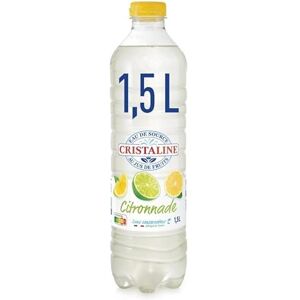 Boissons CRISTALINE Eau Aromatisée Au Jus Citronnade 1.5L Lot De 4 Vendu Par Lot - Publicité Boissons CRISTALINE Eau Aromatisée Au Jus Citronnade 1.5L Lot De 4 Vendu Par Lot - Publicité