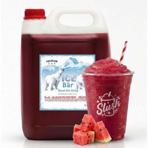 ICE Bär SLUSH Sirop 12 variétés fruitées 5 litres de concentré saveur pastèque Slushy Maker Ice pour machine à glace pour le bricolage de boisson sirop - Publicité ICE Bär SLUSH Sirop 12 variétés fruitées 5 litres de concentré saveur pastèque Slushy Maker Ice pour machine à glace pour le bricolage de boisson sirop - Publicité