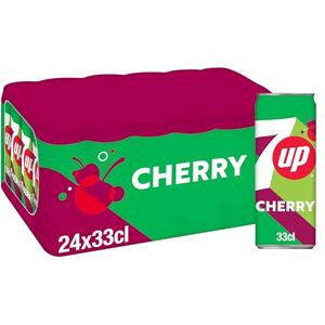 7UP Soda Saveur Cerise 33cl Lot de 24 - Publicité 7UP Soda Saveur Cerise 33cl Lot de 24 - Publicité