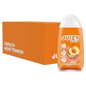 JUIZY WOW Sirop sans sucre 16 x 65ml Peach Passionfruit 192L Sirop naturel pour boissons Zero Calories Vegan Bundle de 16 Boisson concentrée prête à boire More Juice Less Calories - Publicité JUIZY WOW Sirop sans sucre 16 x 65ml Peach Passionfruit 192L Sirop naturel pour boissons Zero Calories Vegan Bundle de 16 Boisson concentrée prête à boire More Juice Less Calories - Publicité