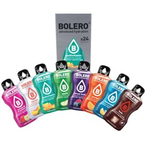 Bolero MÉLANGE POUR ENFANTS 24x9g Poudre à jus sans sucre, édulcorée avec stévia + vitamine C convient aux enfants, aux sportifs et aux diabétiques. Publicité Bolero MÉLANGE POUR ENFANTS 24x9g Poudre à jus sans sucre, édulcorée avec stévia + vitamine C convient aux enfants, aux sportifs et aux diabétiques. Publicité