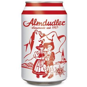 Almdudler En provenance d'Autriche, 24 canettes de limonade aux herbes de 0,33 l chacune - Publicité Almdudler En provenance d'Autriche, 24 canettes de limonade aux herbes de 0,33 l chacune - Publicité