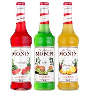 Wine And More Lot sirops exotiques 3x70cL Pastèque, Kiwi, Ananas - Publicité Wine And More Lot sirops exotiques 3x70cL Pastèque, Kiwi, Ananas - Publicité