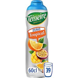 Teisseire Zéro Sucre, Sirop Tropical pour Boisson Rafraîchissante, Cocktails, Bidon 60cl - Publicité Teisseire Zéro Sucre, Sirop Tropical pour Boisson Rafraîchissante, Cocktails, Bidon 60cl - Publicité
